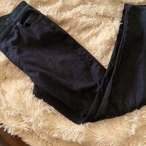Black Express High Rise Jeggings size 6